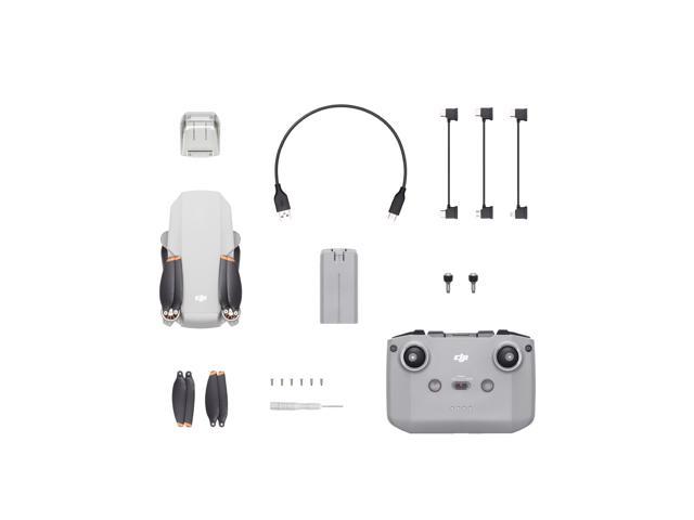 DJI Mini 2 Ultralight and Foldable Drone Quadcopter, 3-Axis Gimbal with 4K Camera, 12MP Photo, 31 Mins Flight Time, OcuSync 2.0 10km HD Video Transmission, QuickShots Gray